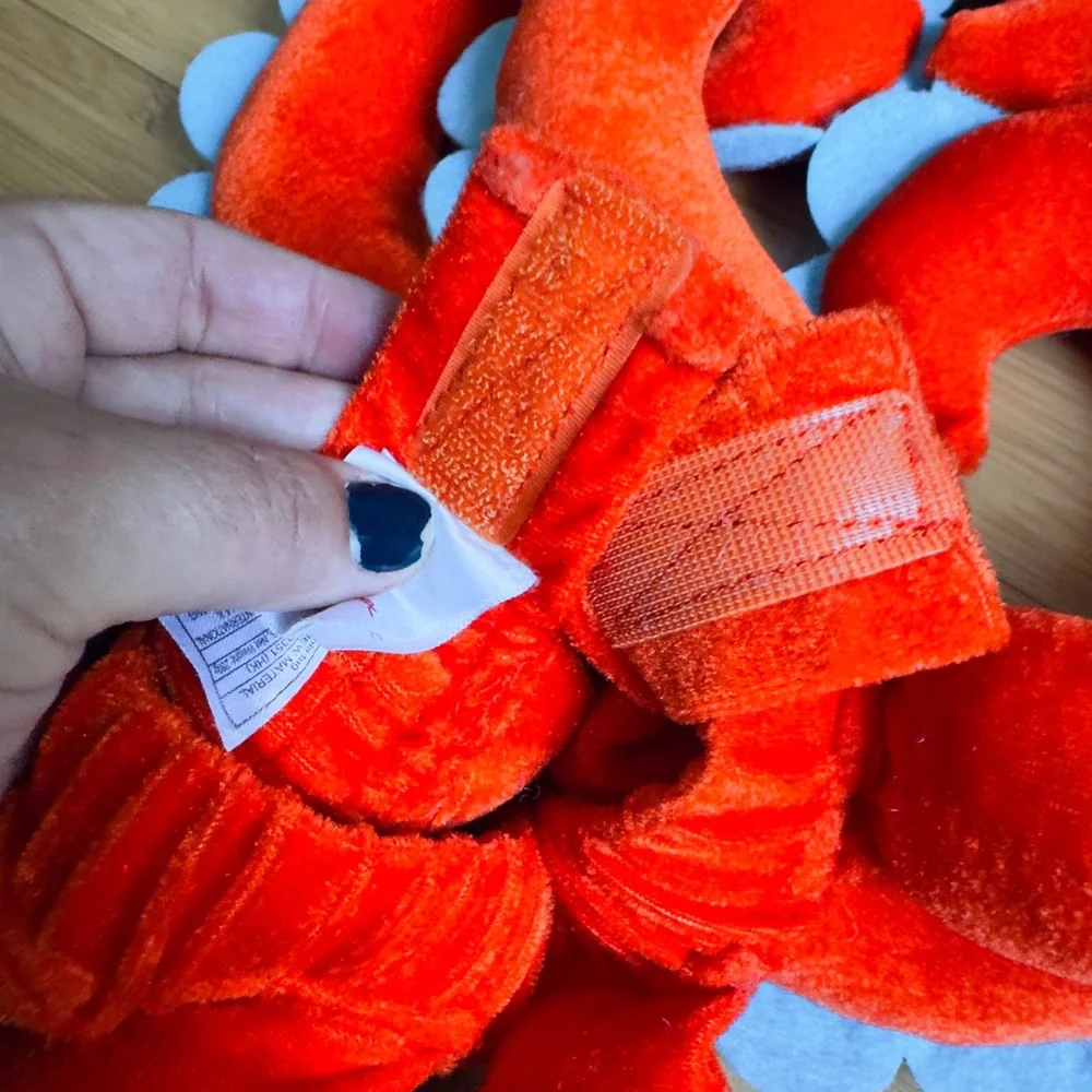 Kids Hanna Andersson Octopus Tentacles Costume Belt OS Stretchy Orange Blue